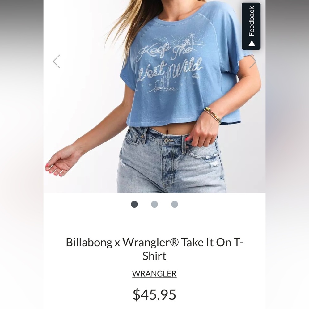 Billabong x Wrangler Keep the West Wild Tee
